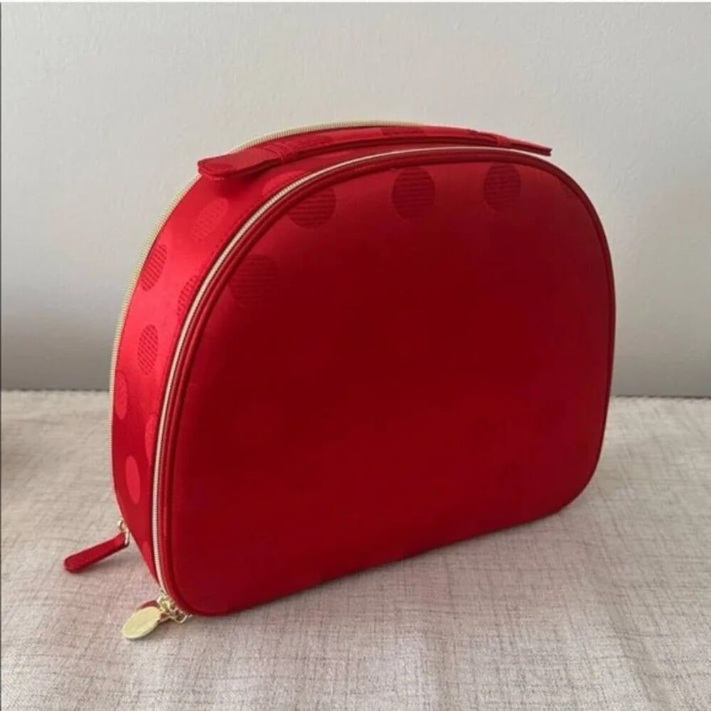Estee Lauder Bags 2025 red Holiday Train Case Cosmetic Bag Nwot